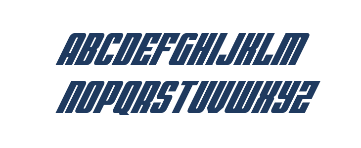 Bandit & Snowman Super Italic Lowercase