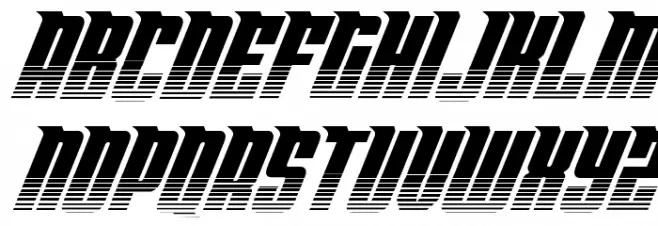 Bandit & Snowman Twotone Ital Schriftart Groß