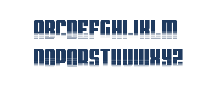 Bandit & Snowman Twotone Lowercase