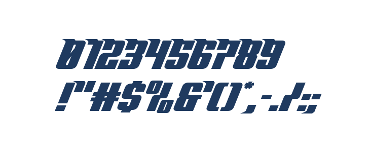 Bandit & Snowman Wide Italic Other Characters