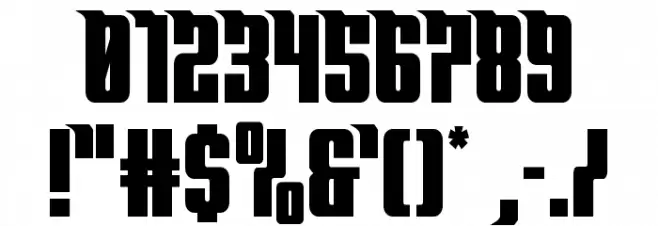 Bandit & Snowman Font OTHER CHARS