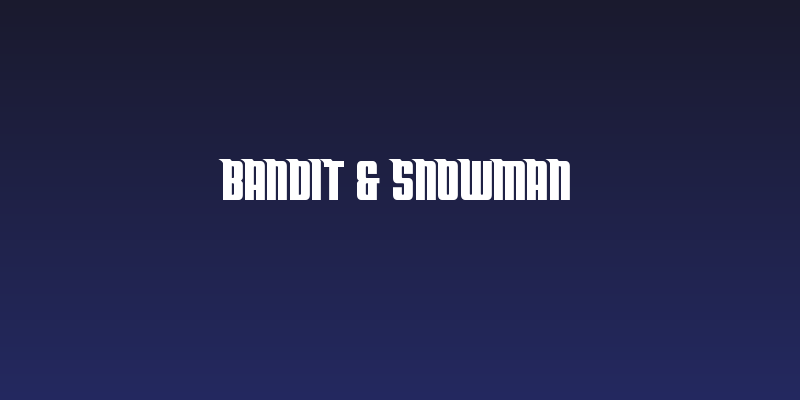 Bandit & Snowman Social Header