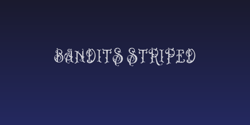 Bandits Striped Social Header