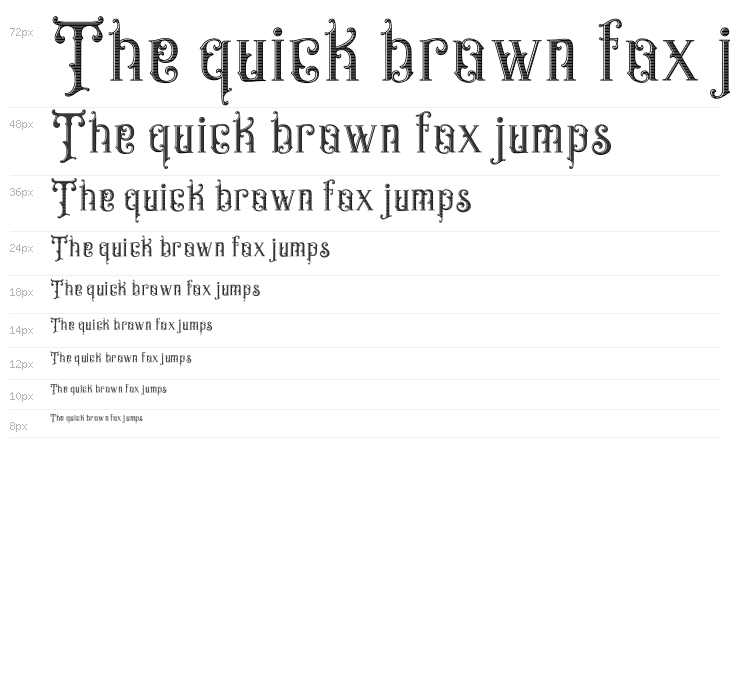 Bandits Striped Waterfall