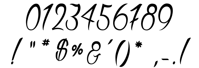 Bandits Font OTHER CHARS