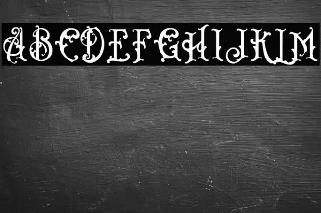 Bandits Font examples