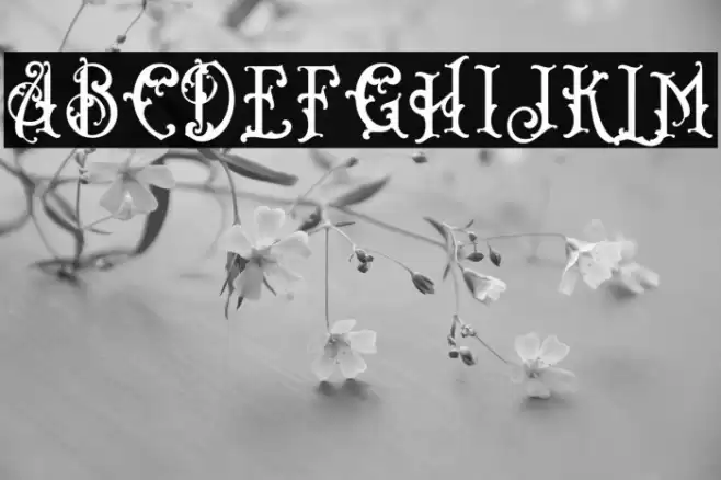 Bandits Font examples