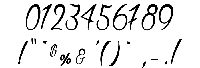 Bandits_PersonalUseOnly Font OTHER CHARS