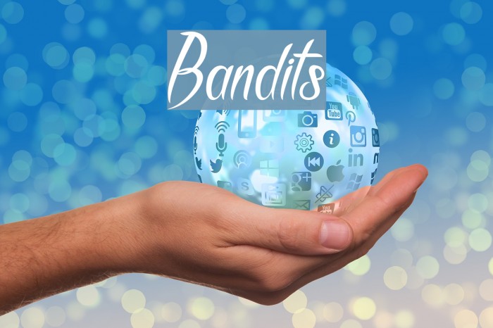 Bandits Font examples