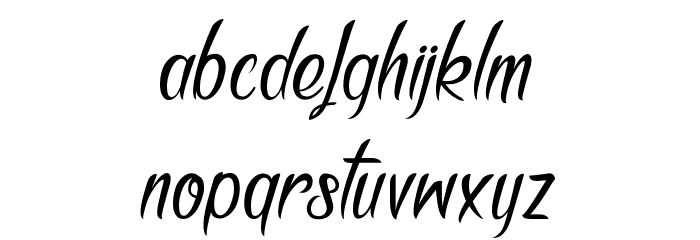 Bandits Font LOWERCASE