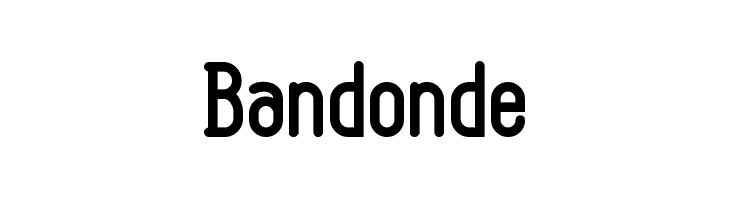 Bandonde  Free Fonts Download