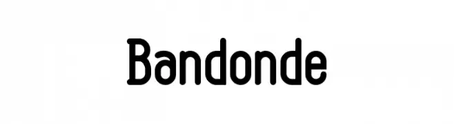 Bandonde  Free Fonts Download