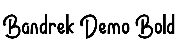 Bandrek Demo Bold  Frei Schriftart Herunterladen