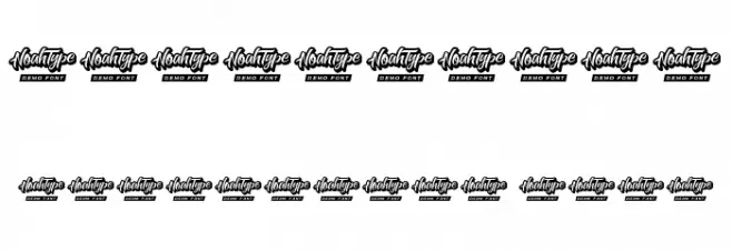 Bandrek Demo Bold Font OTHER CHARS