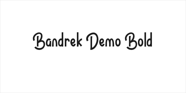 Bandrek Demo Bold Logo