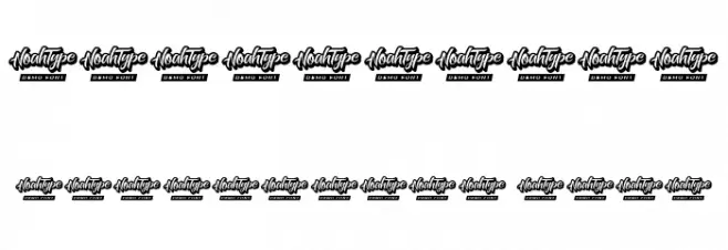 Bandrek Demo Italic Font OTHER CHARS