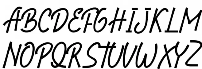Bandrek Demo Italic Fuentes MAYÚSCULAS