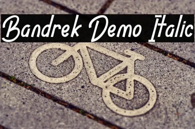Bandrek Demo Italic Example 2