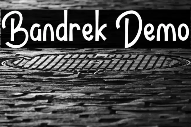 Bandrek Demo Font examples