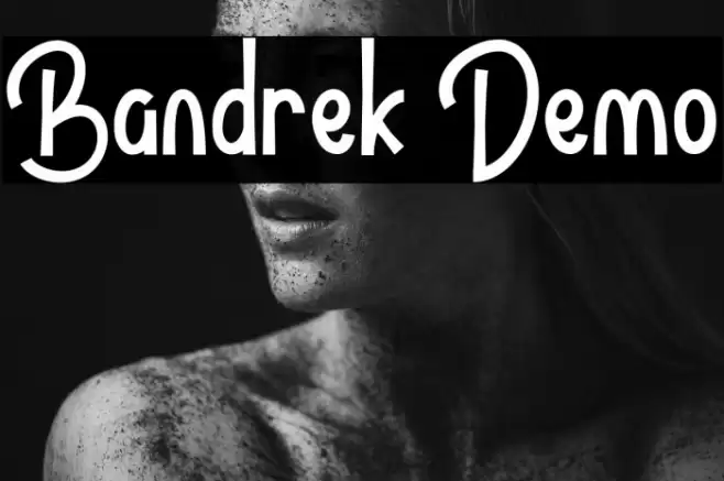 Bandrek Demo Font examples