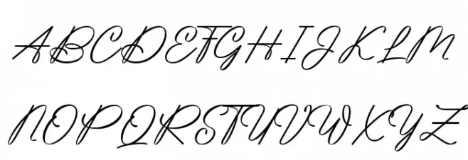 Bandriya 字体 大写