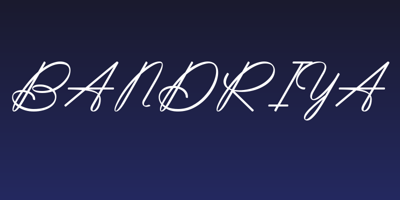 Bandriya Social Header
