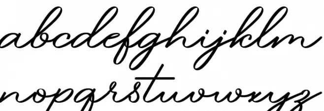 Bandriya 字体 小写