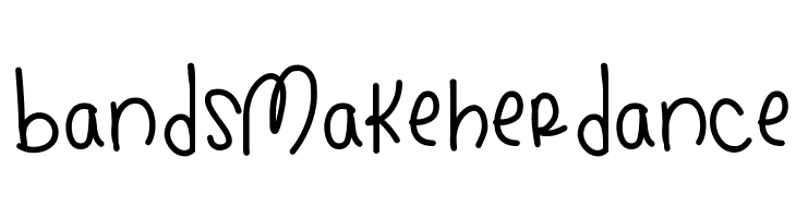 BandsMakeHerDance Font