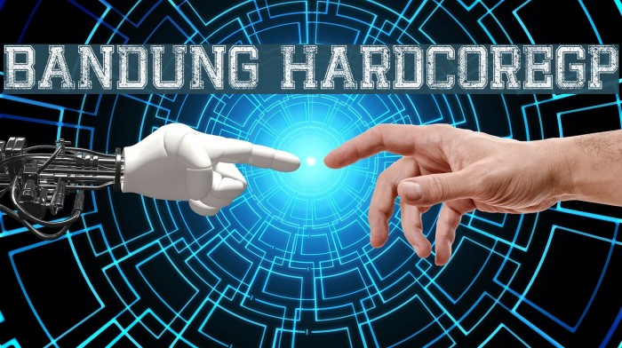 Bandung HardcoreGP Font examples
