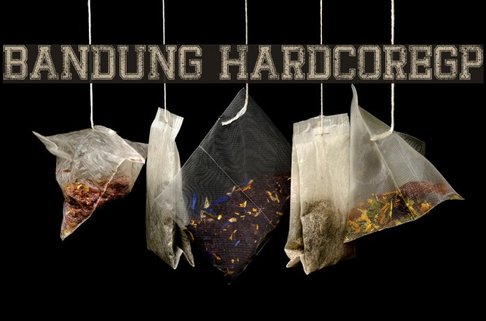 Bandung HardcoreGP Font examples