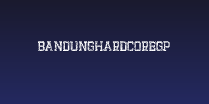 BandungHardcoreGP Social Header