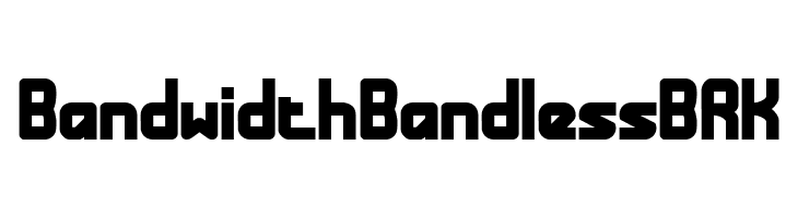 Bandwidth Bandless BRK Caratteri