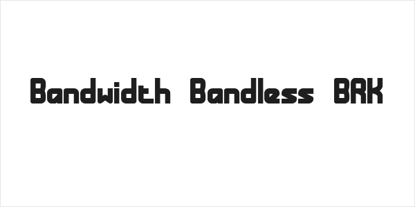 Bandwidth Bandless BRK Logo