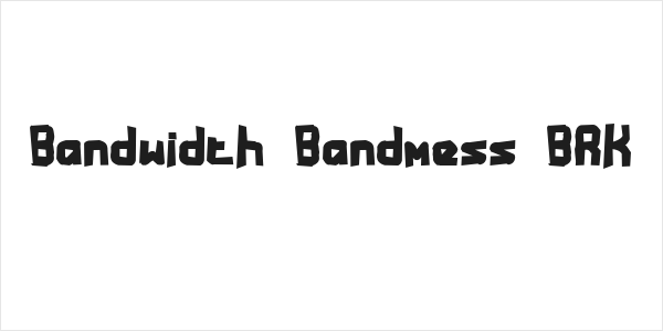 Bandwidth Bandmess BRK Logo