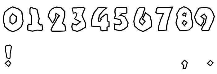 BandyCyr Font OTHER CHARS