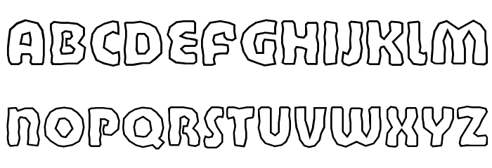 BandyCyr Font LOWERCASE
