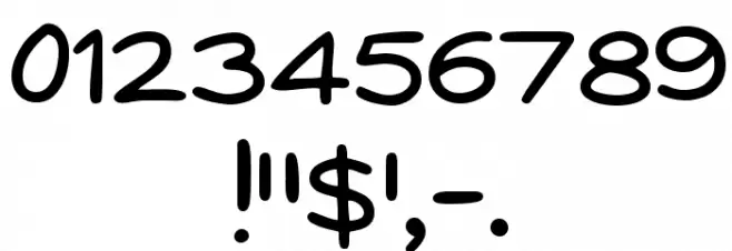 Baneberry Regular Font OTHER CHARS