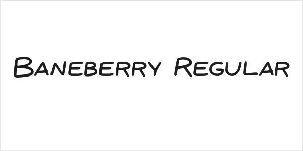 Baneberry Regular Logo