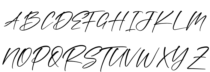 Banetigra Font UPPERCASE