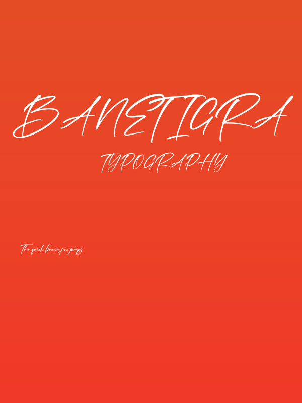Banetigra Poster