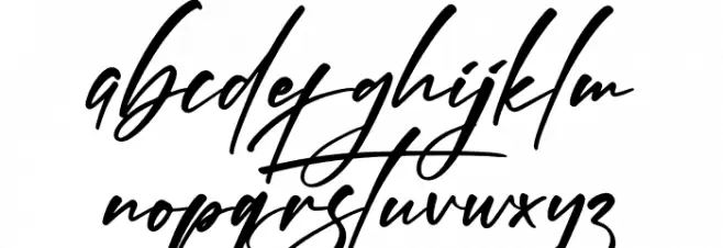 Banetigra Font LOWERCASE