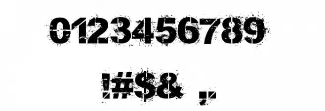 Bang 4 Ya Buck Font OTHER CHARS