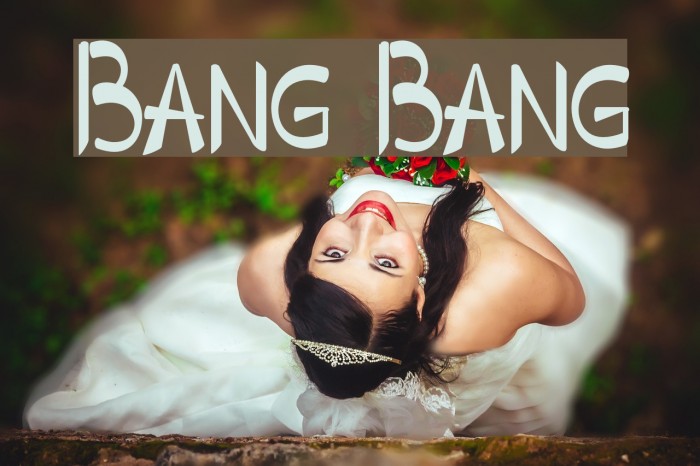 Bang Bang Font examples