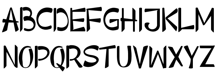 Bang Bang Font LOWERCASE