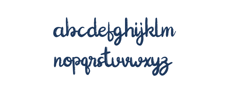 BangBang Cute Brush Font Lowercase