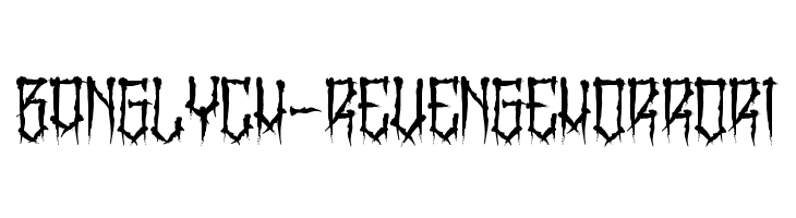BangLYCH - Revenge Horror I  Frei Schriftart Herunterladen
