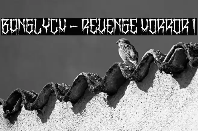 BangLYCH - Revenge Horror I Font examples