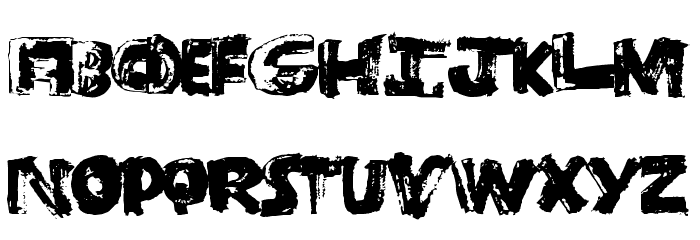 BangTime Font LOWERCASE