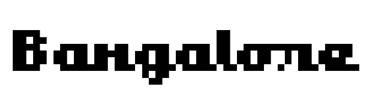 Bangalore Font
