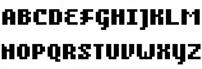 Bangalore Font UPPERCASE